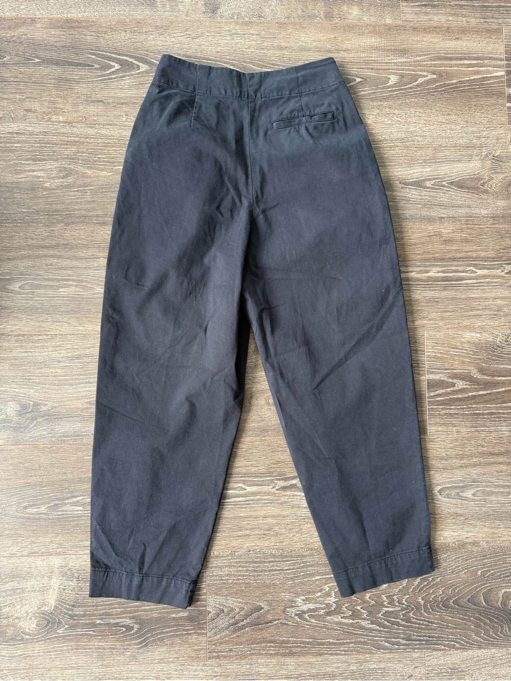 TOAST Annie Organic Denim Side Button Trousers Black Size 6 - Picture 2 of 6